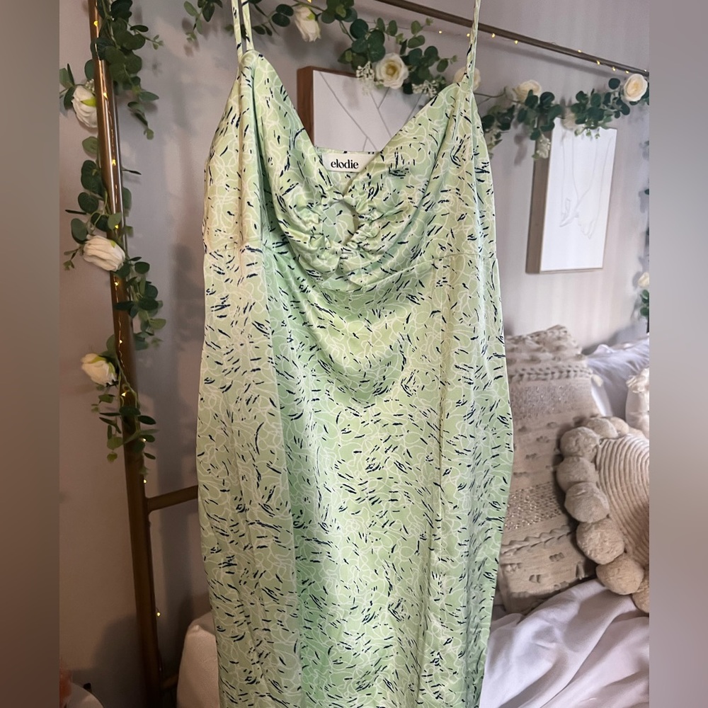 Light green summer dress